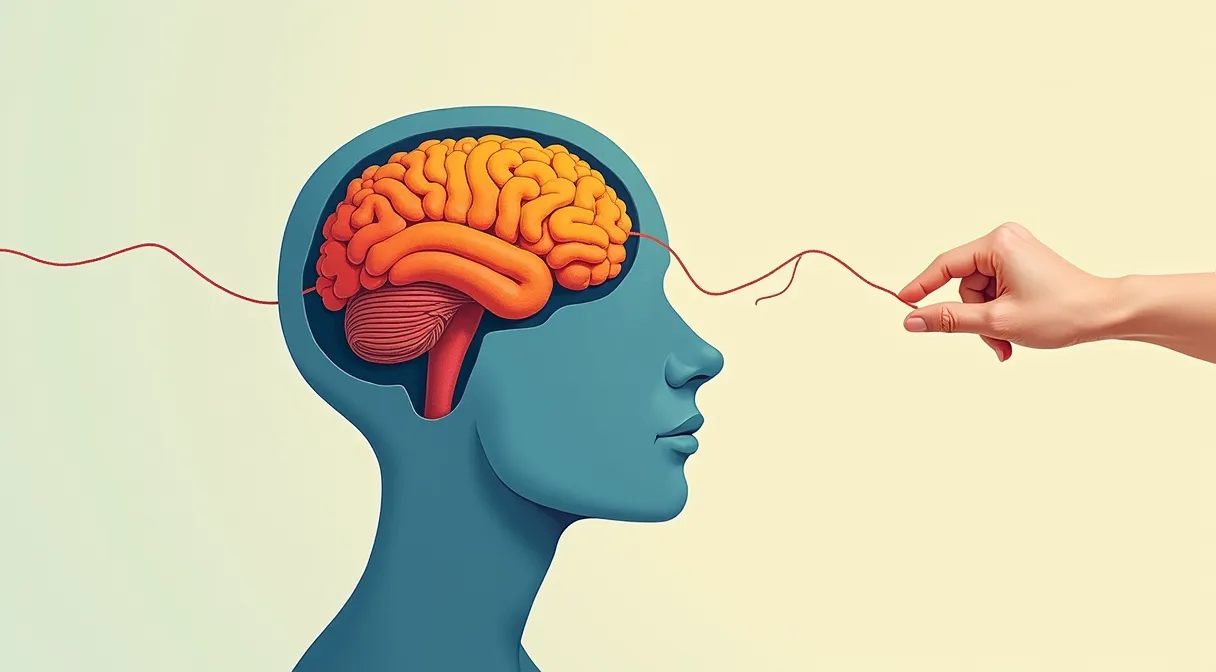 Ilustración que muestra cómo un sistema de enfoque convierte el caos del marketing de una PYME en un plan claro y ordenado.