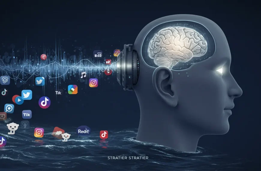 Estratega de marketing usando social listening como un radar para captar insights de las redes sociales.
