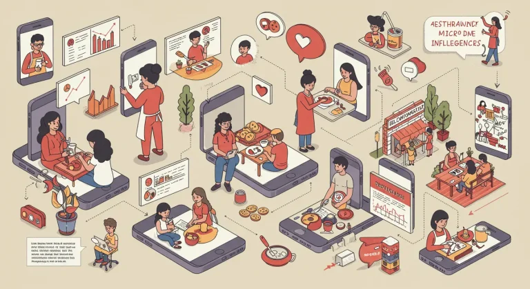 Micro-influencers hispanos creando contenido auténtico para marketing comunitario local